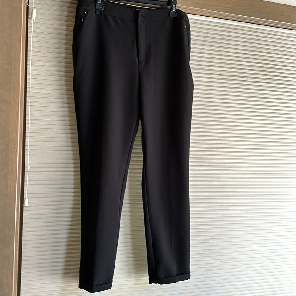 Armand Theiry cuffed black trousers. Purchased in France and never worn. NWOT